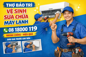 sửa; máy; lạnh