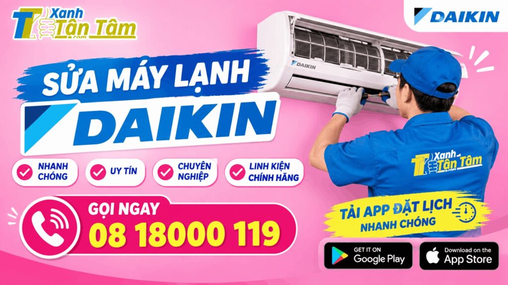 sửa máy lạnh daikin