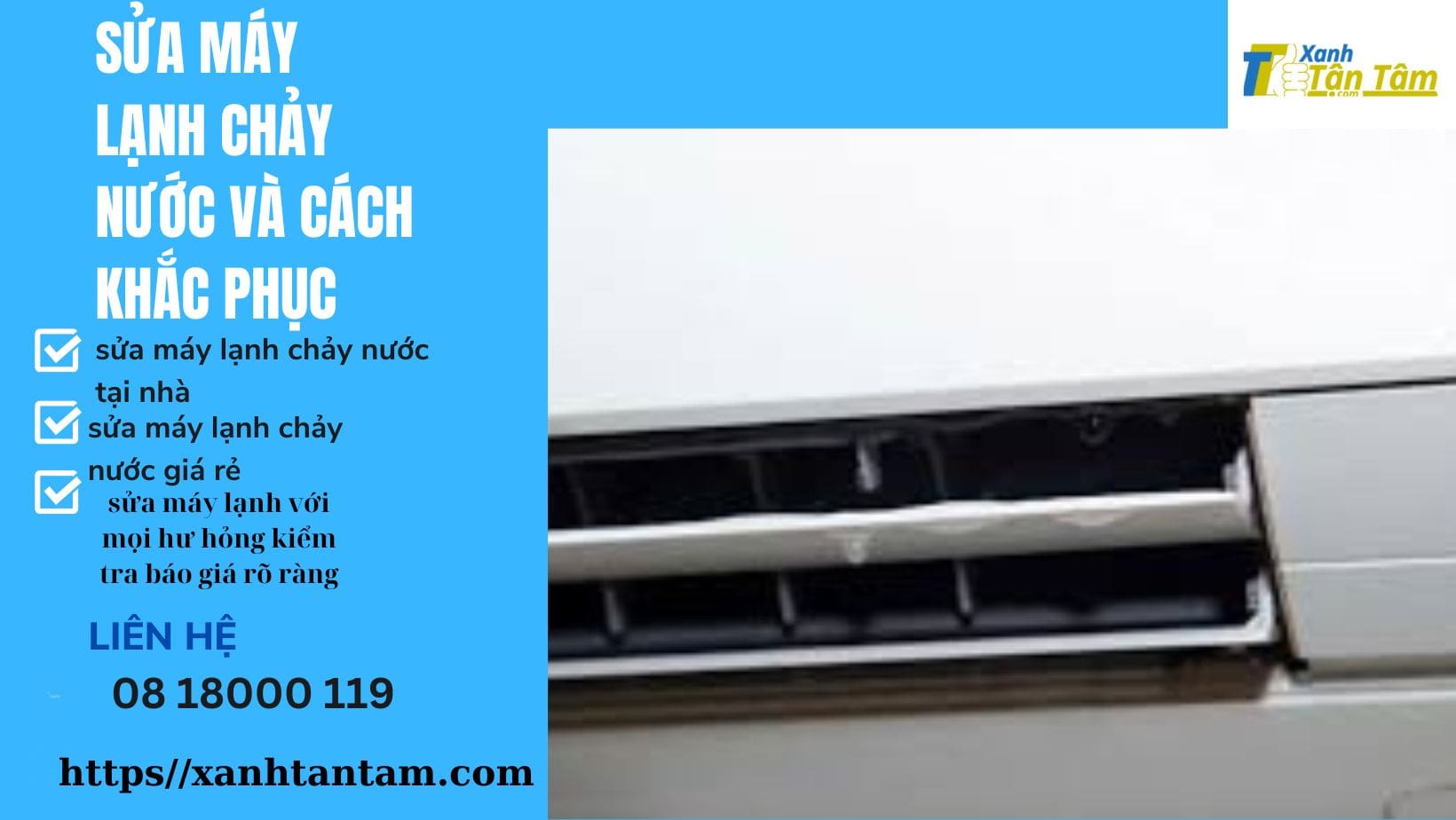 cách khắc phục máy lạnh chảy nước cach-sua-may-lanh-chay-nuoc