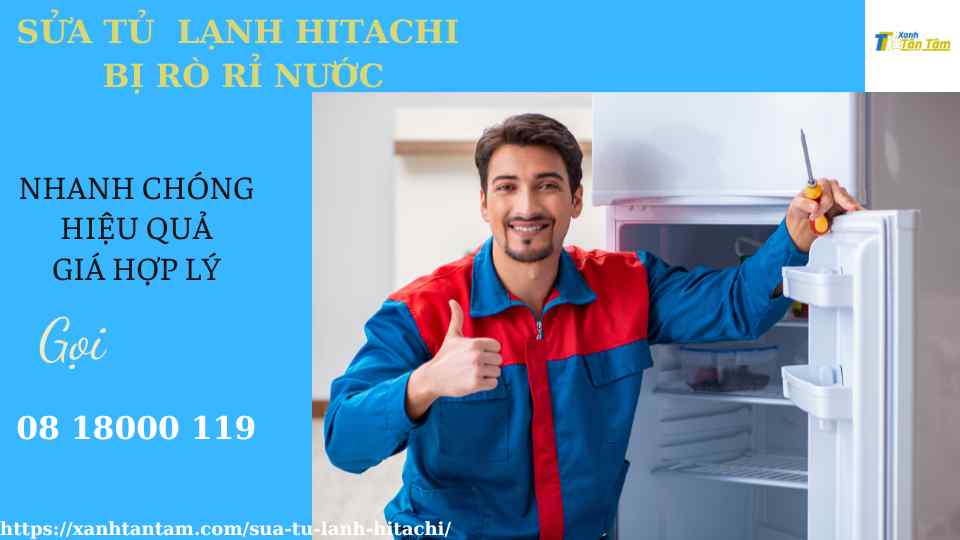 sua-tu-lanh-hitachi-bi-ro-ri-nuoc