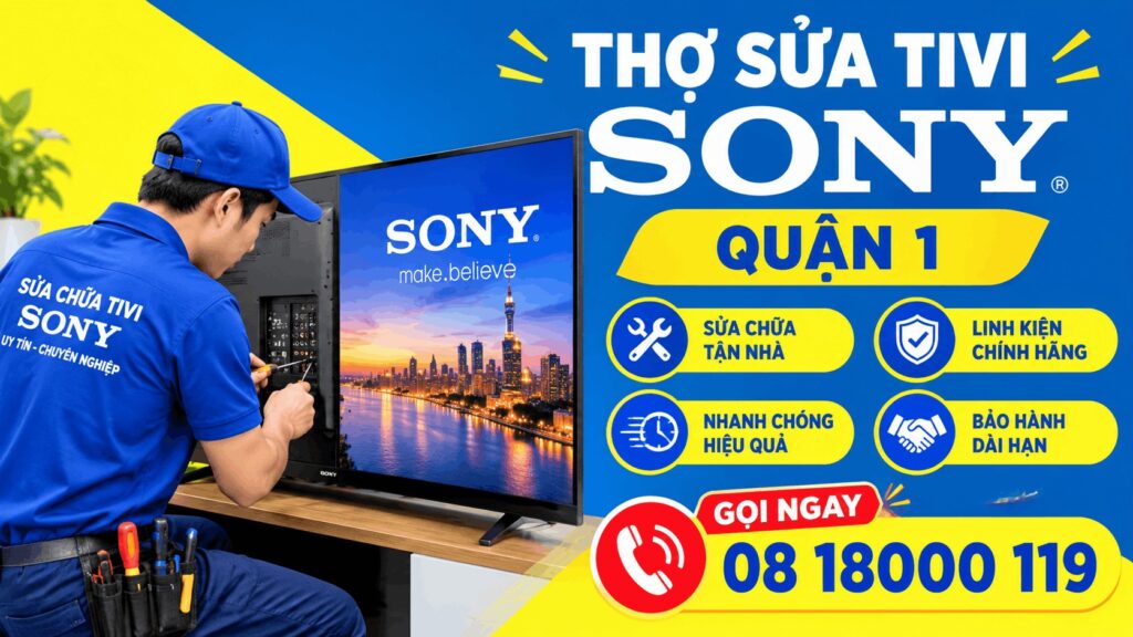thợ sửa tivi sony quận 1