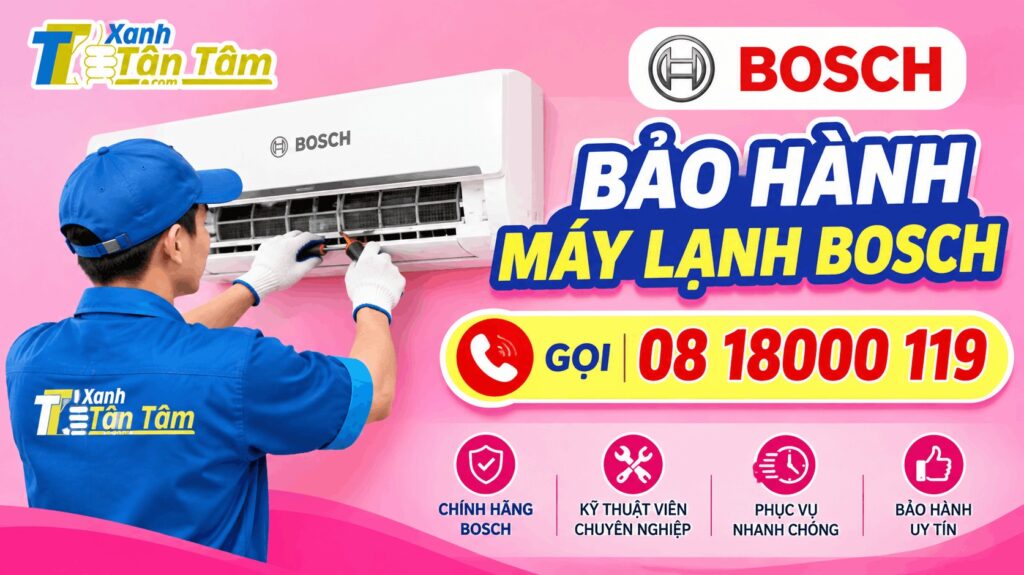 bảo hành máy lạnh bosch