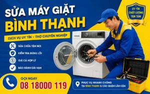 sửa máy giặt bình thạnh
