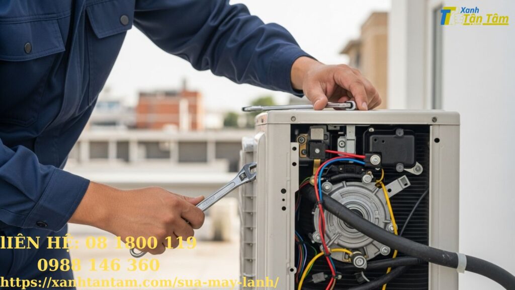 dịch vụ sửa máy lạnh hư bơm