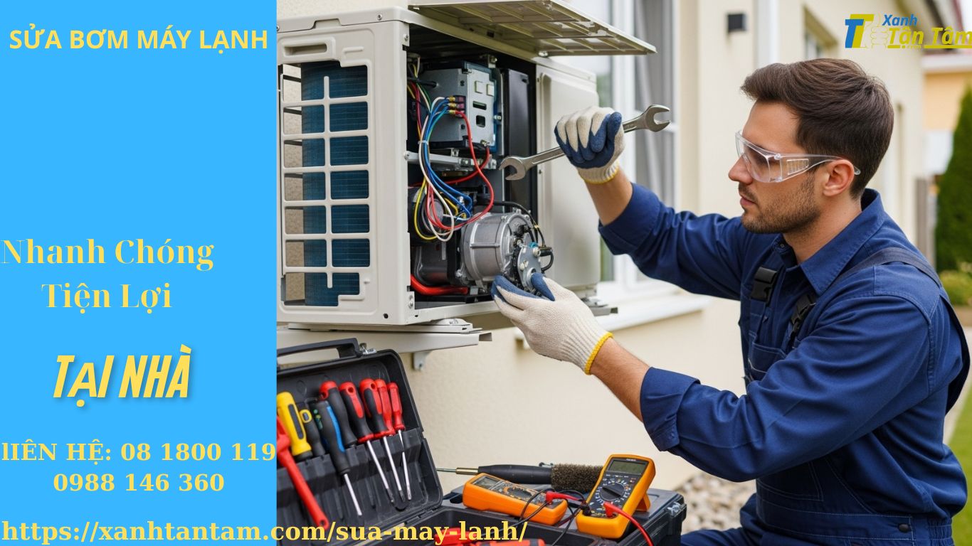 sửa bơm máy lạnh sửa bơm máy lạnh