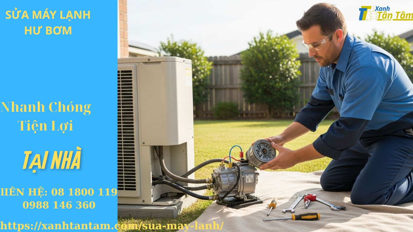 sửa máy lạnh hư bơm sửa máy lạnh hư bơm