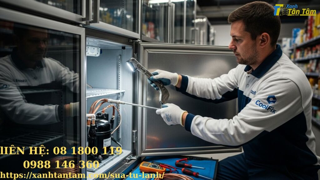 sửa tủ lạnh hitachi nhập