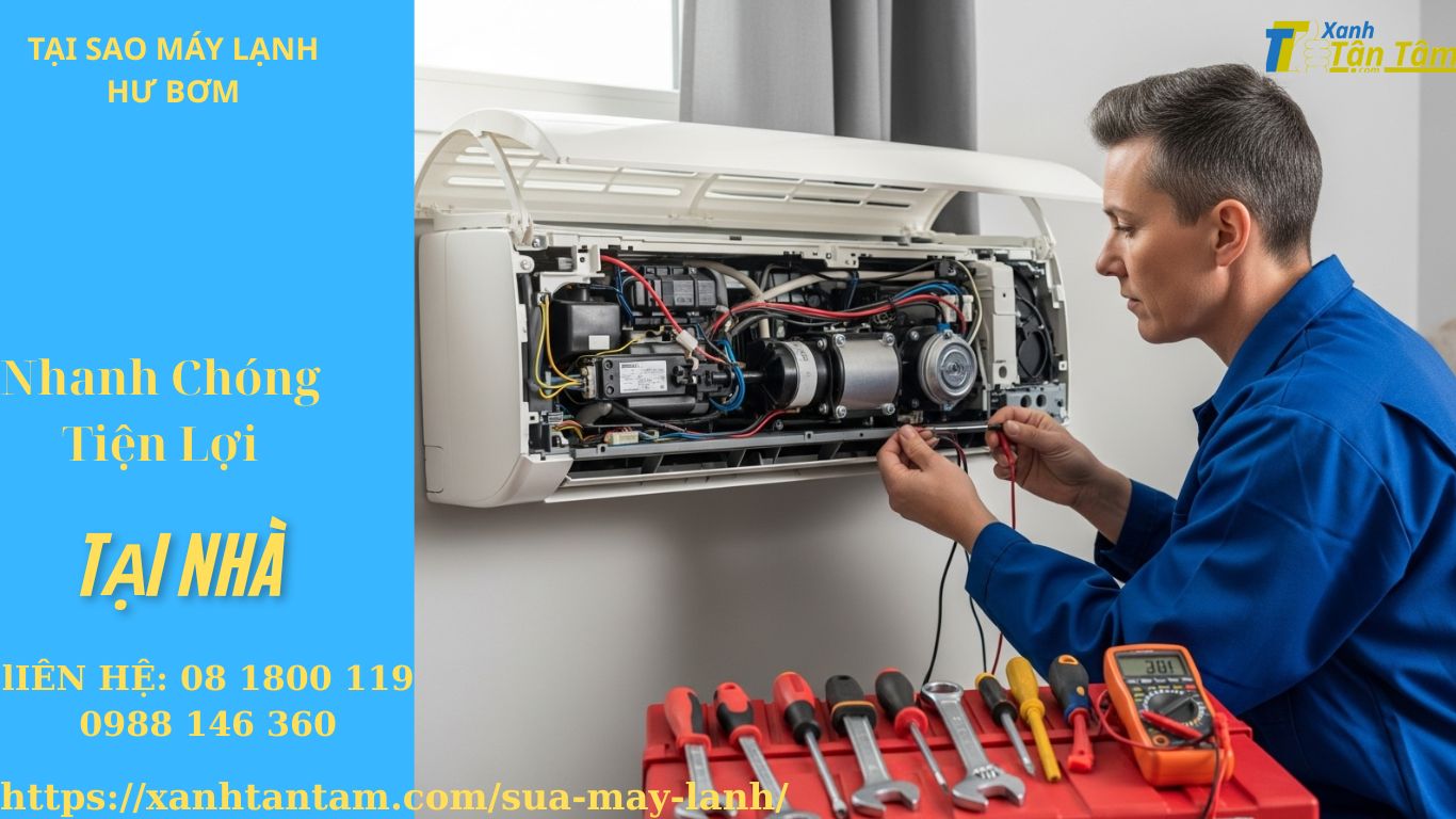 tại sao máy lạnh hư bơm tại sao máy lạnh hư bơm