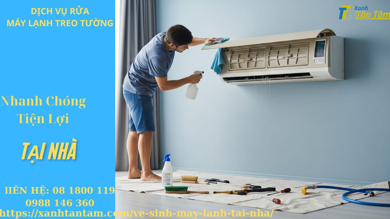 dịch vụ rửa máy lạnh treo tường dịch vụ rửa máy lạnh treo tường