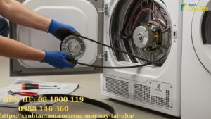giá thay dây curoa máy sấy electrolux