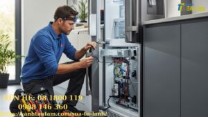 kỹ thuật viên sửa tủ bosch
