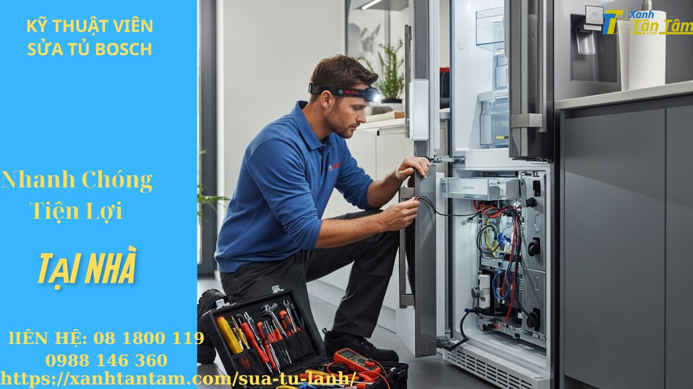 kỹ thuật viên sửa tủ bosch