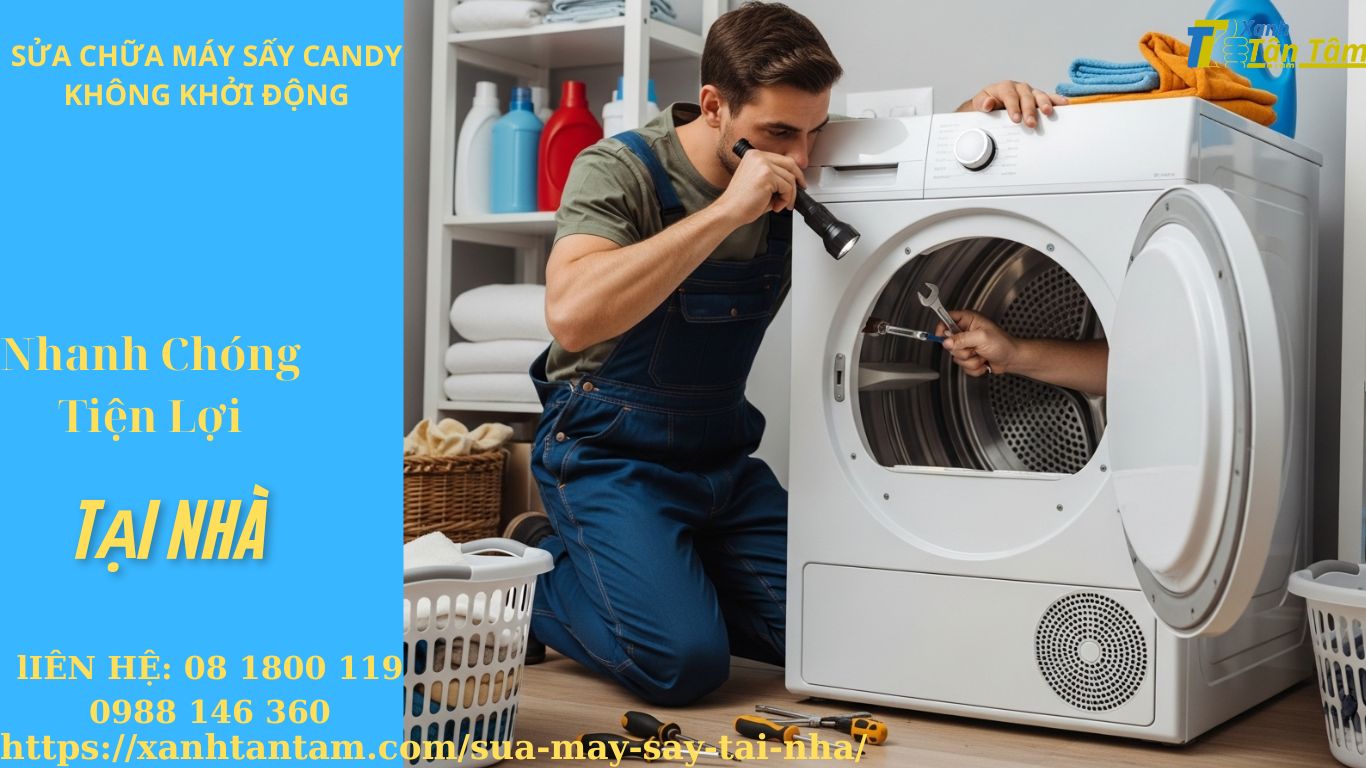 sửa chữa máy sấy Candy không khởi động sửa chữa máy sấy Candy không khởi động