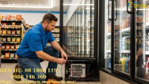 sửa tủ mát tạp hóa