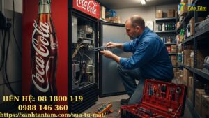thợ sửa tủ mát coca cola