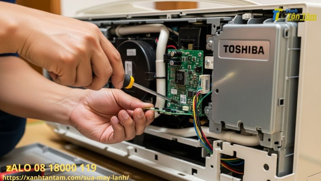 sửa máy lạnh nội địa Toshiba