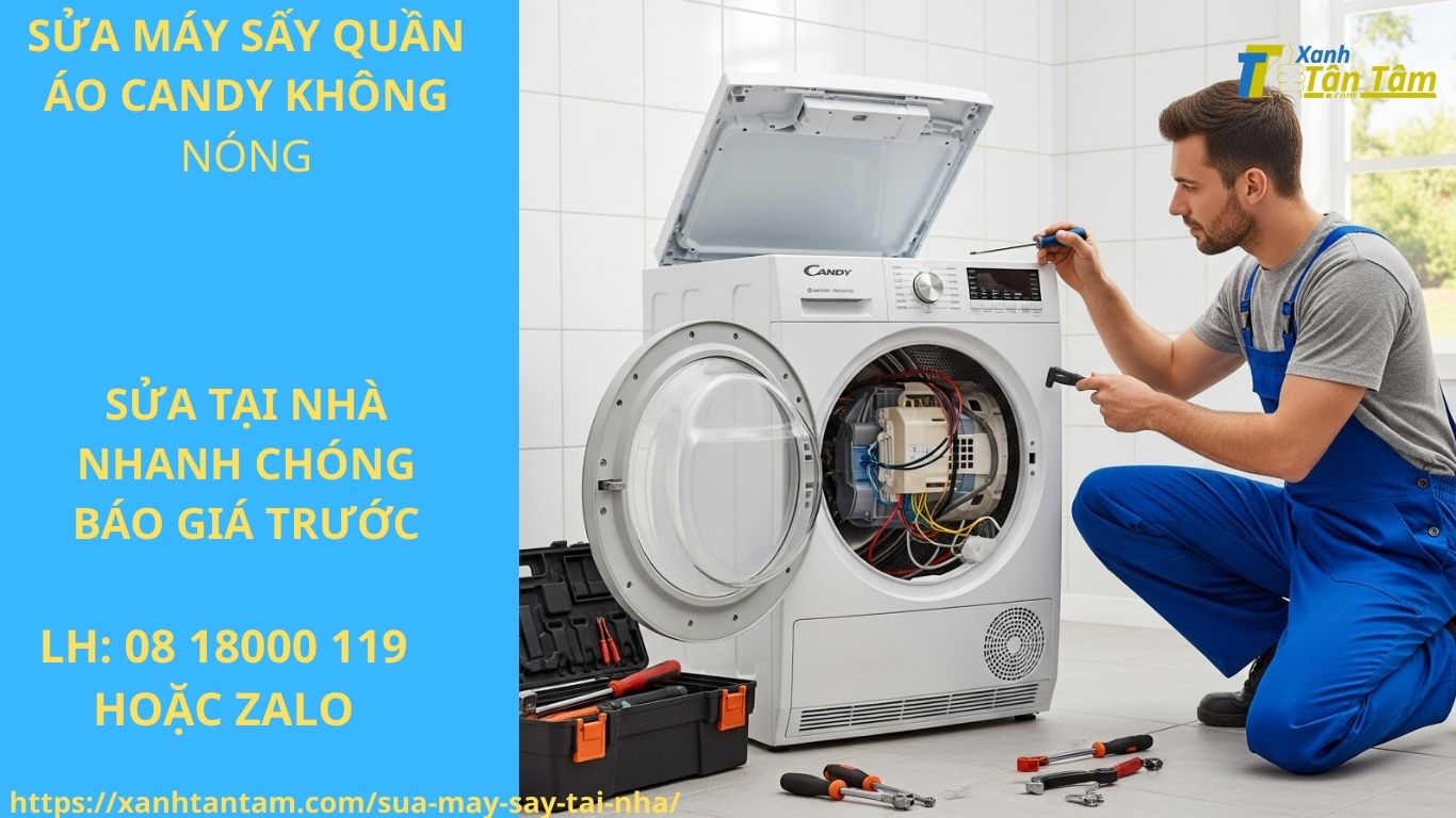 sửa máy sấy quần áo candy không nóng sửa máy sấy quần áo candy không nóng