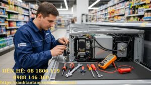 sửa tủ mát siêu thị
