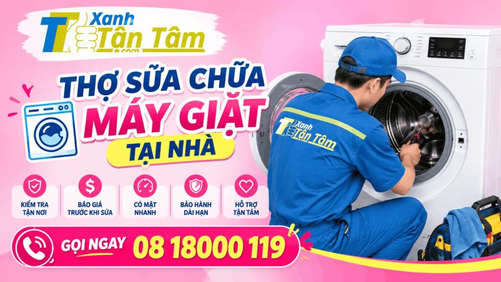 thợ sửa chữa máy giặt tại nhà
