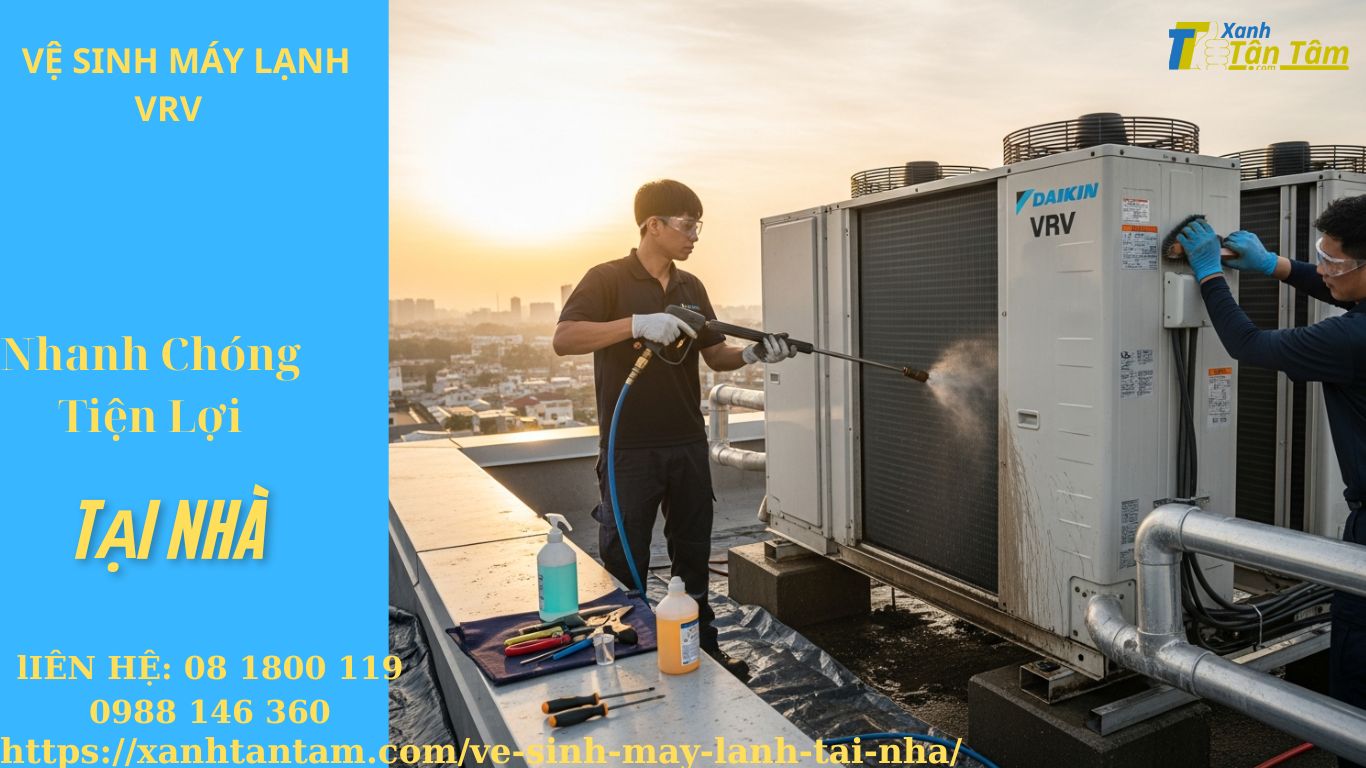 vệ sinh máy lạnh vrv vệ sinh máy lạnh vrv