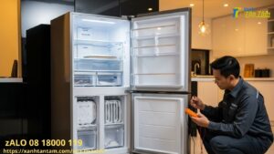 sửa tủ lạnh hitachi không xả đá