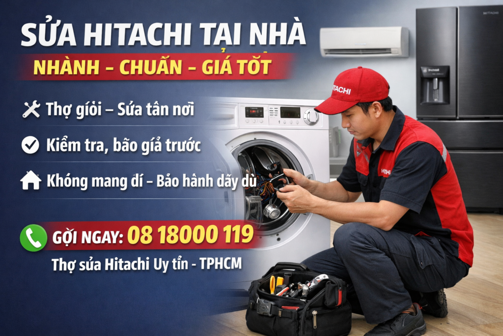sửa Hitachi tại nhà nhanh