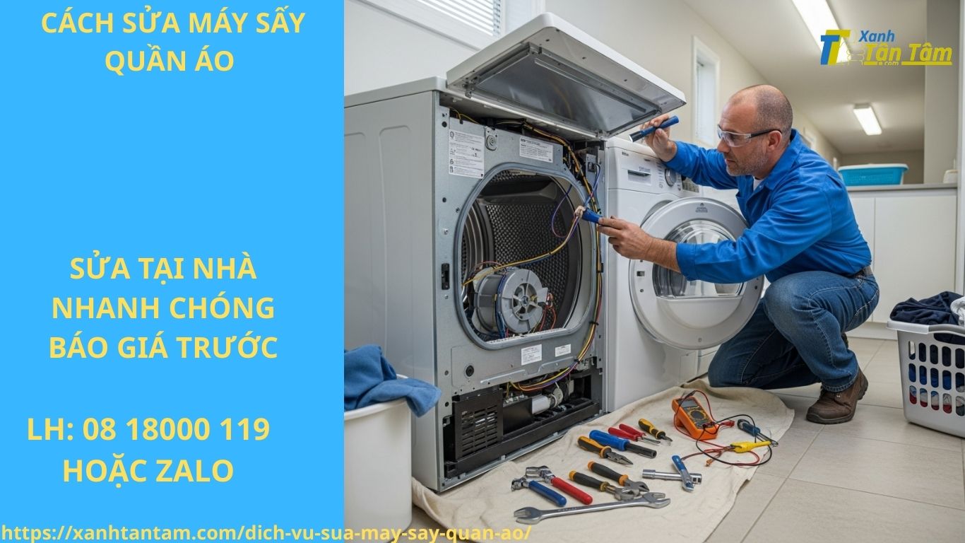 cách sửa máy sấy quần áo cách sửa máy sấy quần áo