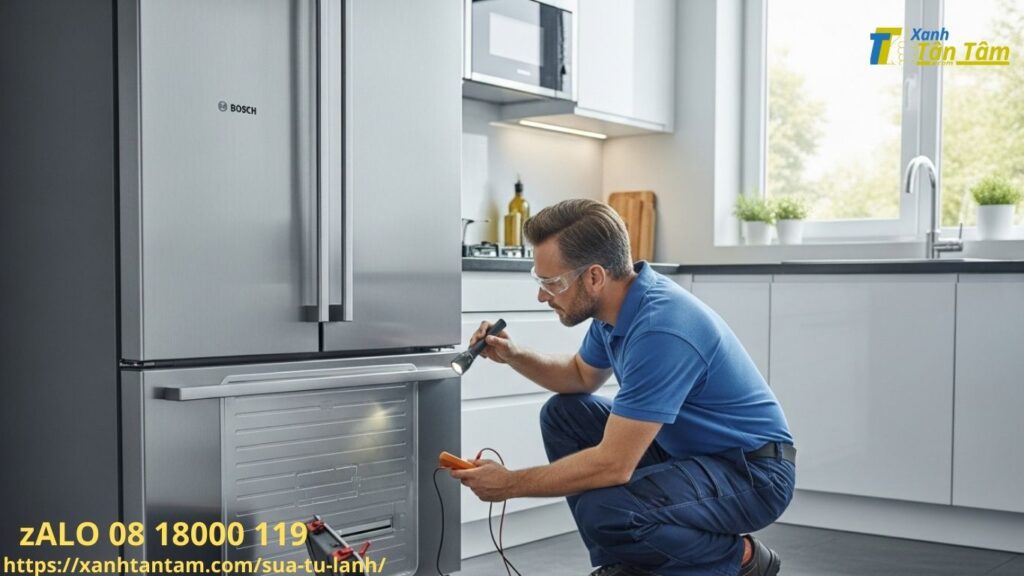 sửa chữa tủ lạnh Bosch tại nhà