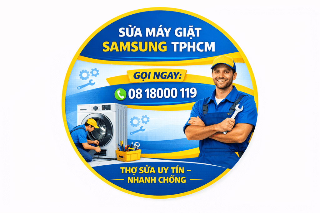 sửa máy giặt Samsung TPHCM