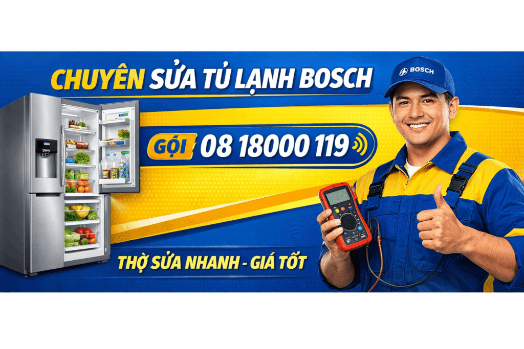 chuyên sửa tủ lạnh Bosch
