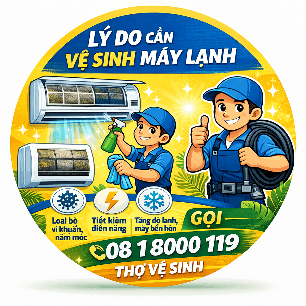 lý do cần vệ sinh máy lạnh