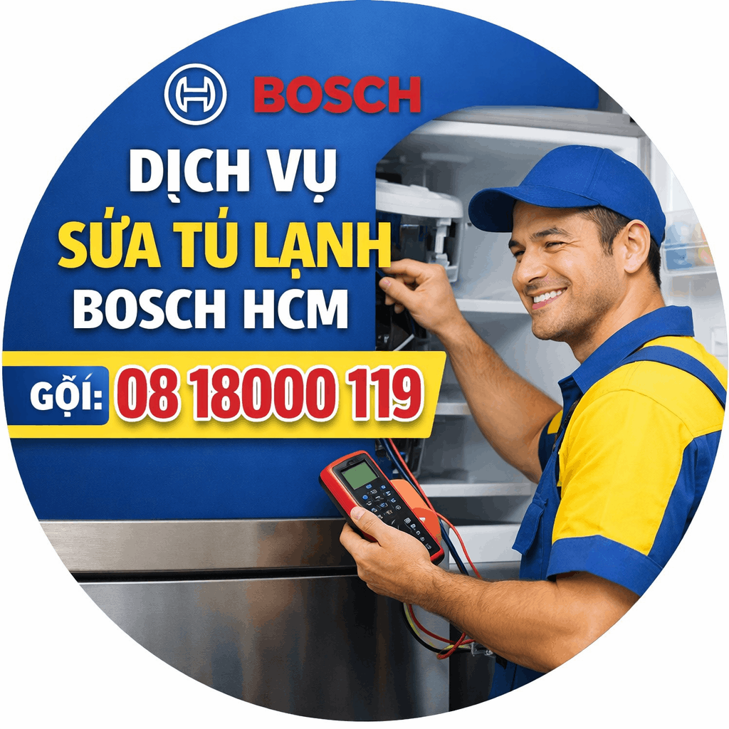 dịch vụ sửa tủ lạnh Bosch HCM