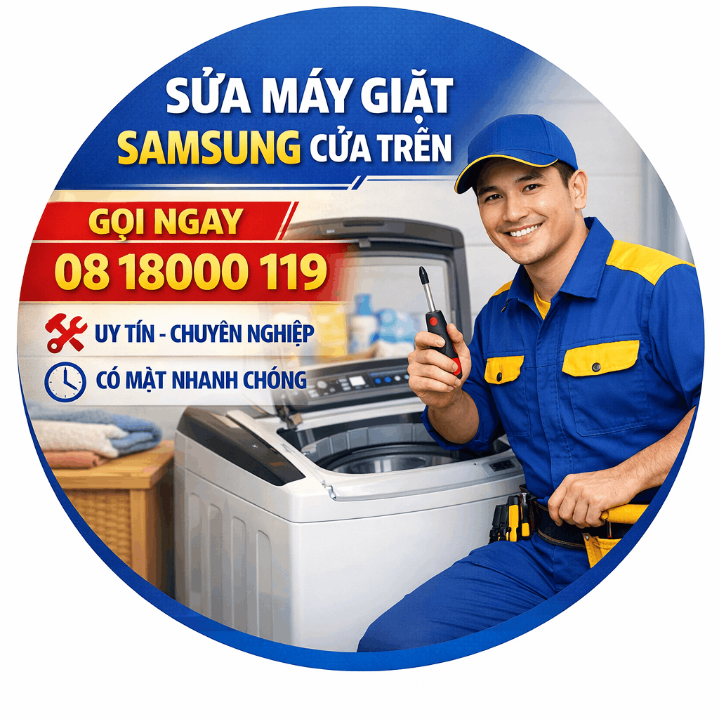 sửa máy giặt Samsung cửa trên
