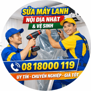 sửa máy lạnh nội địa nhật và vệ sinh