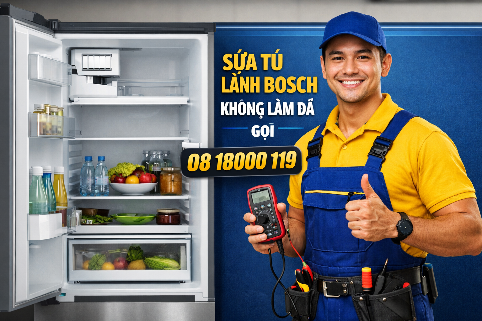 sửa tủ lạnh Bosch không làm đá sửa tủ lạnh Bosch không làm đá