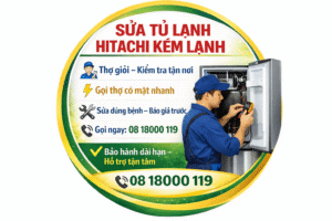 sửa tủ lạnh hitachi kém lạnh