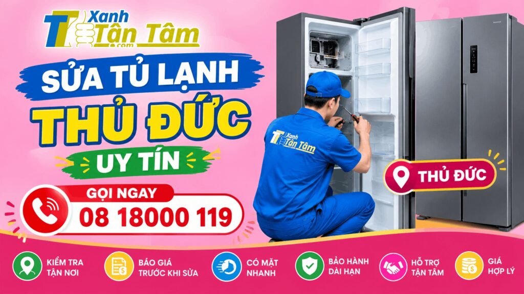 sửa tủ lạnh thủ đức uy tín