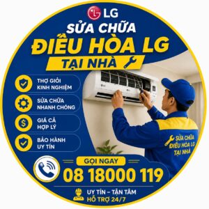 sửa chữa điều hòa Lg tại nhà