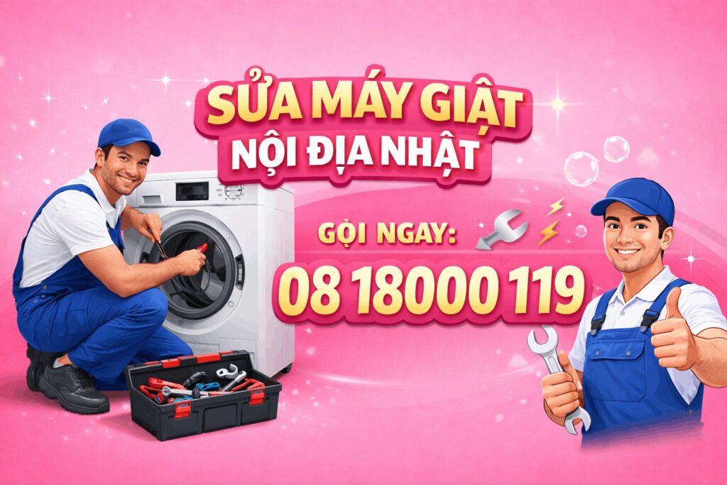 sửa máy giặt nội địa nhật