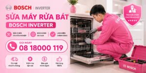 sửa máy rửa bát bosch inverter