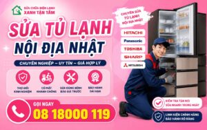 sửa tủ lạnh nội địa nhật