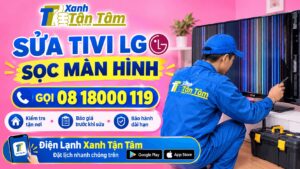 tivi lg sọc màn hình