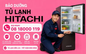 bảo dưỡng tủ lạnh Hitachi