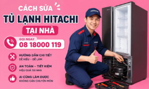 cách sửa tủ lạnh hitachi tại nhà