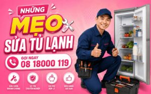 những mẹo sửa tủ lạnh