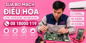 sửa bo mạch điều hòa