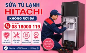 sửa tủ lạnh hitachi không rơi đá