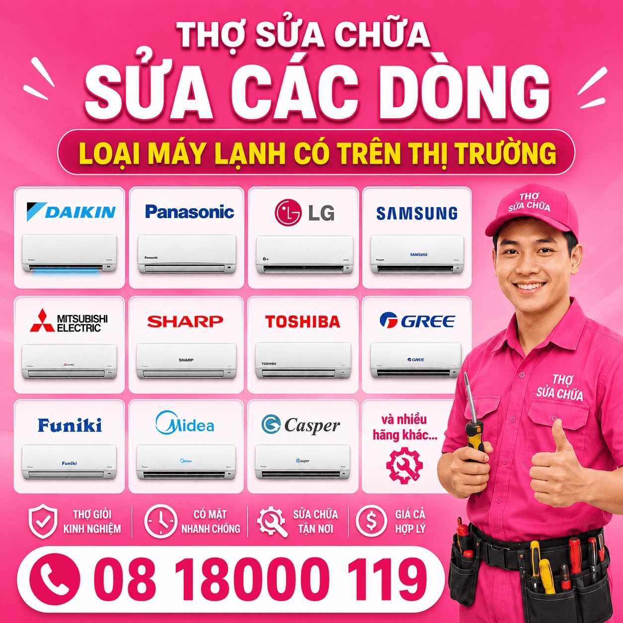 sửa chữa máy lạnh