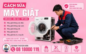 cách sửa máy giặt