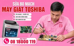 sửa bo mạch máy giặt Toshiba